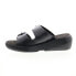 Fly London Bald BALD849FLY-000 Womens Black Leather Wedges Sandals Shoes 36