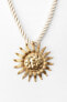 CORD SUN NECKLACE