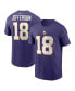 Фото #1 товара Men's Justin Jefferson Purple Minnesota Vikings Classic Player Name and Number T-shirt