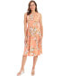 Фото #1 товара Plus Size Floral-Print Jersey Dress
