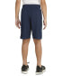 ფოტო #2 პროდუქტის Big Boys AEROREADY Elastic-Waistband Graphic 3-Stripe Shorts