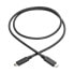 Фото #2 товара Tripp U420-003-G2-5A USB-C Cable (M/M) - USB 3.2 - Gen 2 (10 Gbps) - 5A (100W) Rating - Thunderbolt 3 Compatible - 3 ft. (0.91 m) - 0.914 m - USB C - USB C - USB 3.2 Gen 2 (3.1 Gen 2) - Male/Male - Black