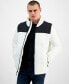 ფოტო #2 პროდუქტის Men's Colorblocked Quilted Full-Zip Puffer Jacket, Created for Macy's