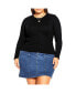 ფოტო #2 პროდუქტის Plus Size Ella Sweater