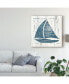 Фото #3 товара Courtney Prahl Nautical Collage IV on White Wood Canvas Art - 27" x 33"