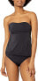 Norma Kamali Women's 247087 Strapless Blouson One Piece Swimsuit Size XS