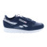 Фото #2 товара Reebok Classic Leather Mens Blue Suede Lace Up Lifestyle Sneakers Shoes