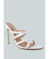 ფოტო #7 პროდუქტის Women's Nightclub Ready Strappy Stiletto Heel Sandals