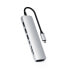 Фото #3 товара Satechi Aluminum USB-C Slim Multi-Port 7 in 1 Adapter"Silber USB-C 7 in 1