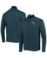 ფოტო #2 პროდუქტის Men's Blue FedEx St. Jude Championship T2 Green Stripe Raglan Quarter-Zip Jacket