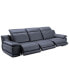 Фото #2 товара Daisley 3-Pc. Leather Sofa with 3 Power Recliners