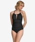 ფოტო #1 პროდუქტის Women's Keyhole-Neck One-Piece Swimsuit