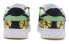 【定制球鞋】 Nike Dunk Low 夏威夷植物花纹 特殊鞋盒 解构鞋带 手绘喷绘 低帮 板鞋 女款 黑白 / Кроссовки Nike Dunk Low DD1503-121