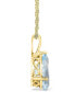 Фото #3 товара Macy's topaz (3-5/8 ct. t.w.) Pendant Necklace in 14K Yellow Gold