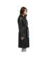 Women's Faux Leather Trench Coat