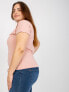 Фото #3 товара T-shirt-RV-TS-7657.68P-jasny różowy