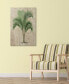 "Coastal Palm I" Fine Giclee Printed Directly on Hand Finished Ash Wood Wall Art, 36" x 24" x 1.5"