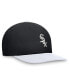 ფოტო #4 პროდუქტის Men's Black/White Chicago White Sox Evergreen Two-Tone Snapback Hat