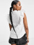 Фото #3 товара ASOS DESIGN Petite sleeveless shirt with frill detail in ivory