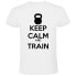 KRUSKIS Keep Calm And Train short sleeve T-shirt