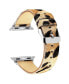 Фото #2 товара Men's and Women's Apple Leopard Colored Leather Replacement Band 40mm
