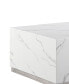Zhuri 21" Faux Marble Square Coffee Table