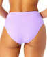 Фото #2 товара Salt & Cove Juniors' Ribbed V-Waist Bikini Bottoms, Created for Macy's