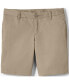 ფოტო #1 პროდუქტის Girls School Uniform Plain Front Blend Chino Shorts