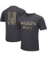 ფოტო #1 პროდუქტის Men's Heather Black Kansas State Wildcats Big and Tall OHT Military-Inspired Appreciation Playbook T-shirt