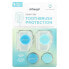 Фото #1 товара Snap-On Toothbrush Protection, Fresh Mint, 1,600 mg