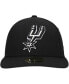 Фото #3 товара Men's Black San Antonio Spurs Team Low Profile 59FIFTY Fitted Hat