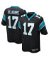 ფოტო #4 პროდუქტის Men's Jake Delhomme Black Carolina Panthers Game Retired Player Jersey