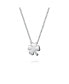 Фото #1 товара Bling Jewelry personalized Flat Lucky Four Leaf Clover Shamrock Irish Pendant Women Necklace Polished .925 Sterling Silver