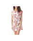 Фото #1 товара Women's Floral Print Eva Boat Neckline Dress