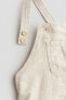 Linen-blend Overalls