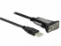 Фото #6 товара Delock 66323 - Black - 4 m - USB Type-A - DB-9 - Male - Male