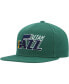 Men's Green Utah Jazz Side Core 2.0 Snapback Hat