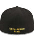 ფოტო #5 პროდუქტის Men's Black Appalachian State Mountaineers Evergreen 59FIFTY Fitted Hat