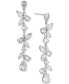 ფოტო #2 პროდუქტის Cubic Zirconia Long Linear Earrings, Created for Macy's