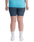 Фото #2 товара Plus Size Identity Logo Bike Shorts