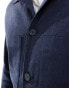 Jack & Jones Premium linen mix casual suit jacket in navy Синий, XS - Chest 92cm - фото #2