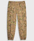 Men's Regular-Fit Pull On Camo Print Cargo Joggers, Created for Macy's