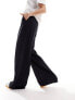 Vero Moda high waisted wide leg trousers in black M - фото #1