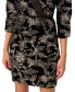 Фото #4 товара Women's Sequin Embellished Blazer Sheath Dress