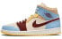 Фото #1 товара Кроссовки женские Nike Air Jordan 1 Mid SE Fearless Maison Chateau Rouge