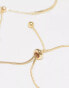 Фото #4 товара ASOS DESIGN pack of 2 bracelets with simple toggle detail in gold tone