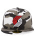 Фото #4 товара Men's Portland Trail Blazers Snow Camo 59FIFTY Fitted Hat