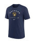 ფოტო #3 პროდუქტის Men's Navy Milwaukee Brewers Authentic Collection Tri-Blend Performance T-shirt