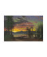 Albert Bierstadt Twilight, Lake Tahoe, 1870s Canvas Art - 27" x 33.5"