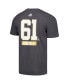 Фото #2 товара Men's Mark Stone Gray Vegas Golden Knights Fresh Name and Number T-shirt